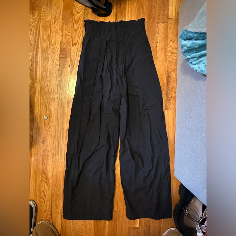 Pleated balloon dressy pants